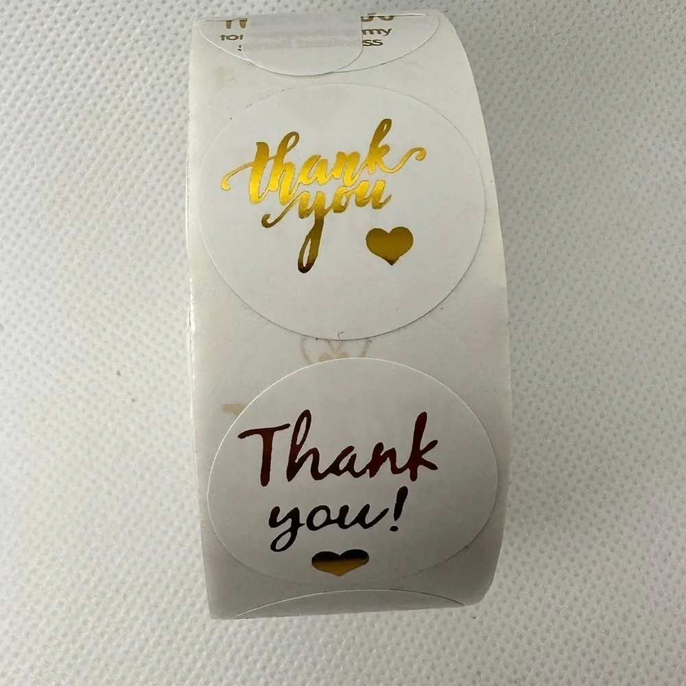 500 thank you stickers (variety pack) 1in round | shipping supplies​​​ - Picture 6 of 6